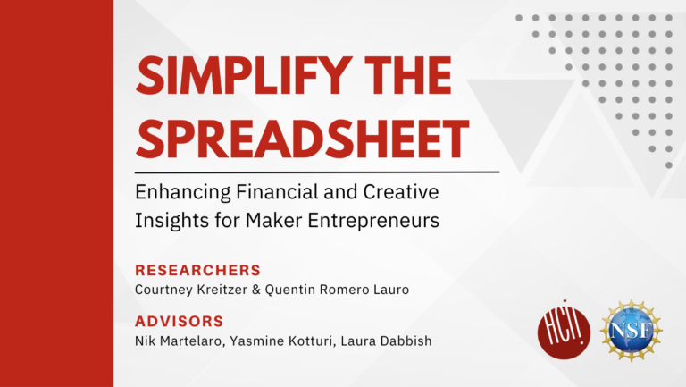 Simplify the Spreadsheet