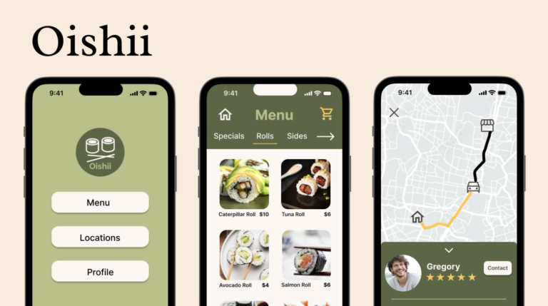 Oishii: Mobile Sushi Delivery App
